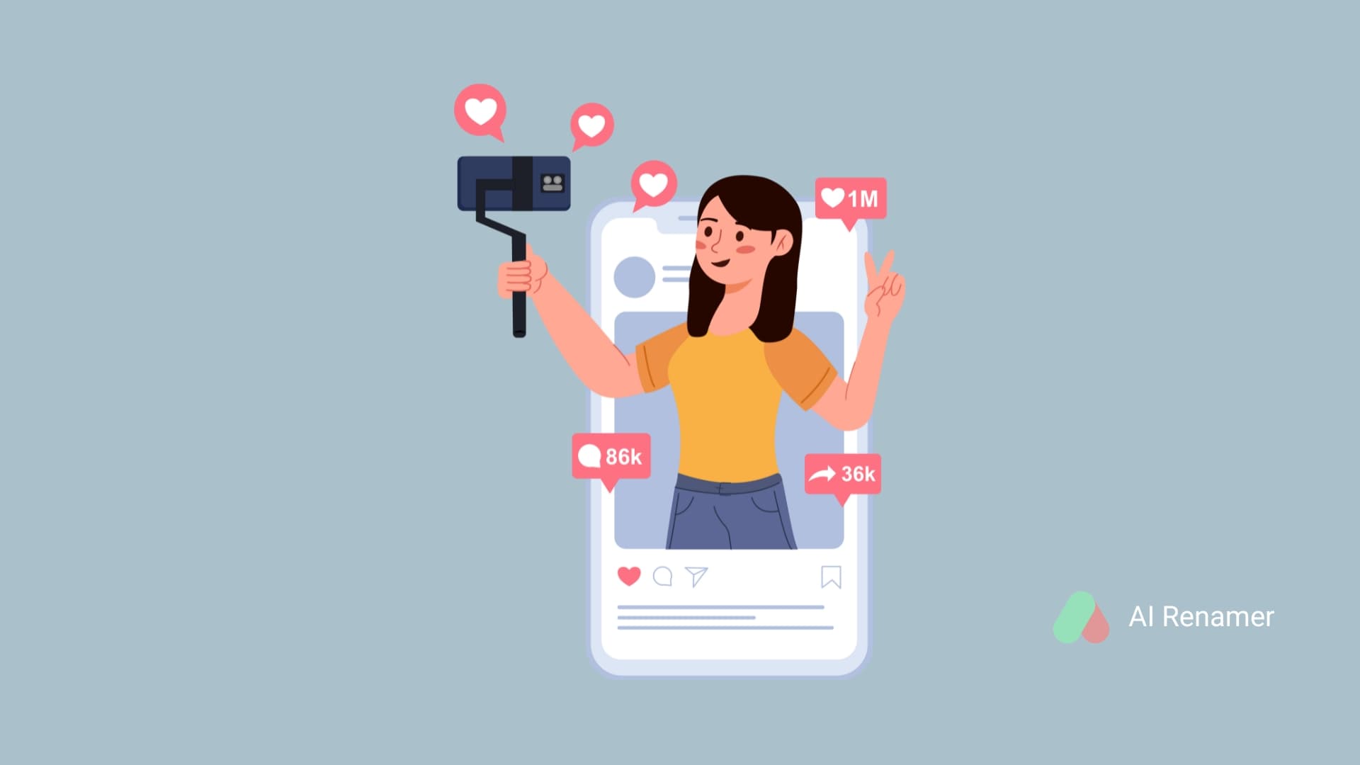 How to Automatically Rename Images for Social Media Creators Using AI